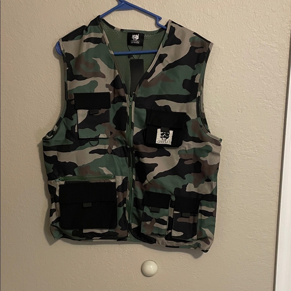 G59 TACTICAL VEST WOODLAND CAMO-M